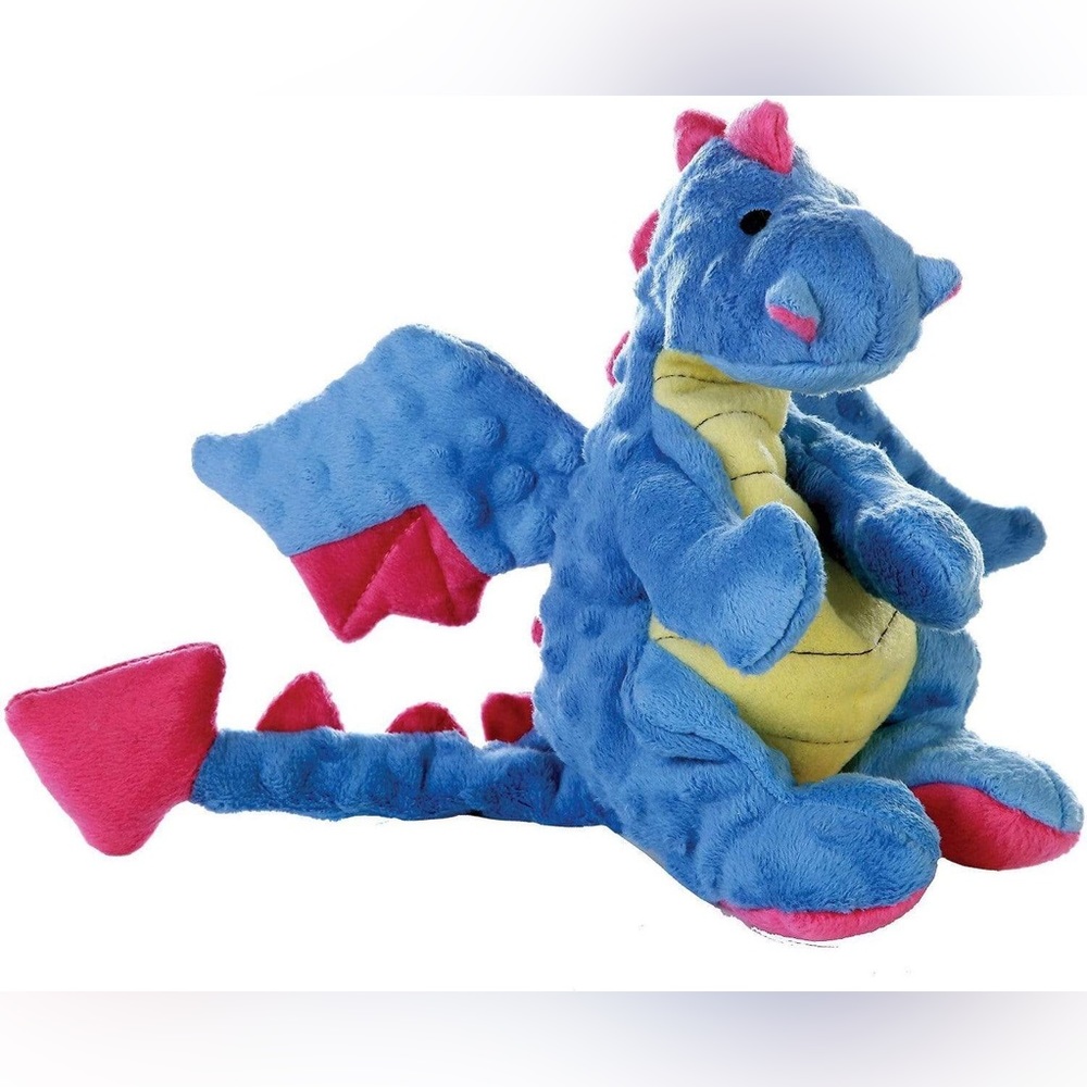 GoDog Dragons Periwinkle Dog Toy w/ Chew Guard Technology - Small - NWT
